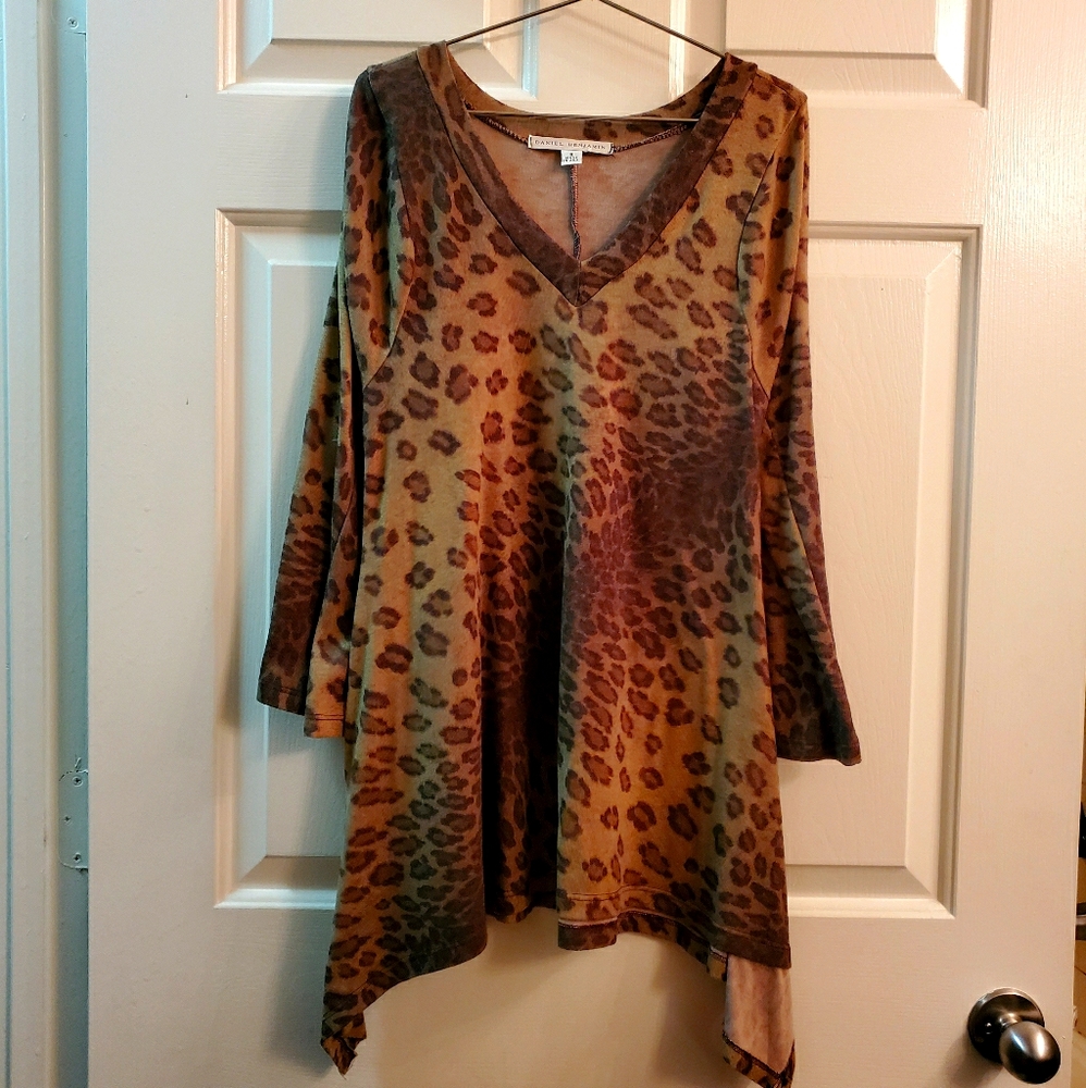 Leopard blouse/dress